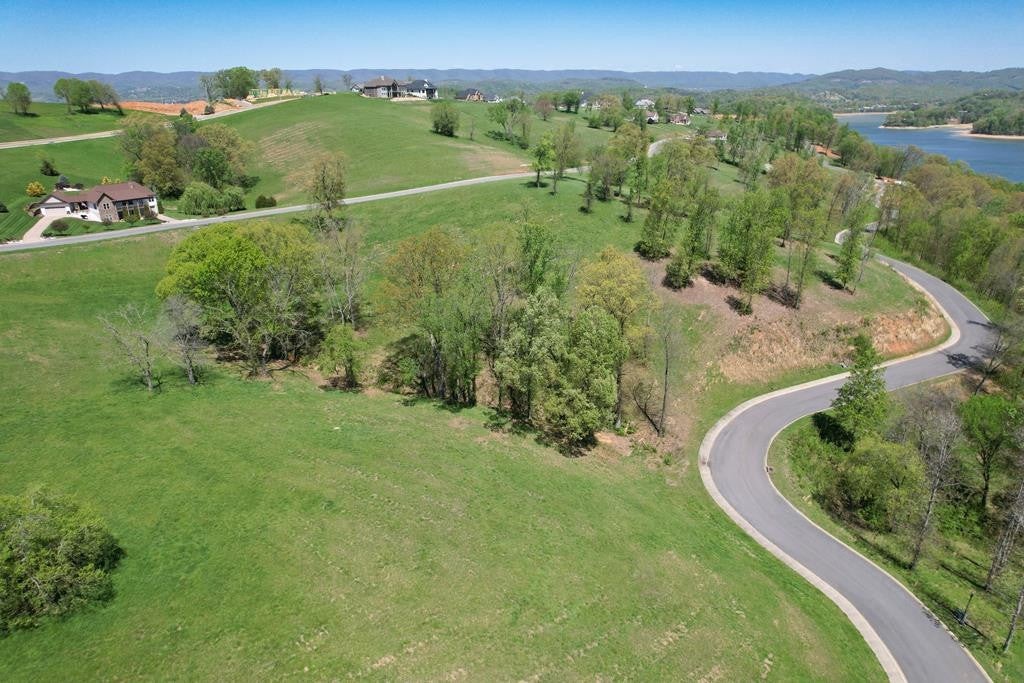 2069 Edgewater Sound Morristown, TN 37814 - Photo 5 of 17 an aerial view of green landscape with trees houses and mountain view