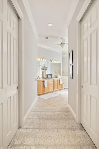 a workspace with furniture and a window