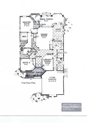 a living room with furniture fireplace and a table