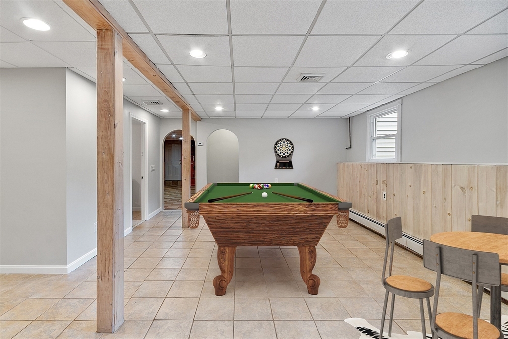 2 Johnson Road Chelmsford, MA 01824 - Photo 24 of 42 a room with pool table and glass windows