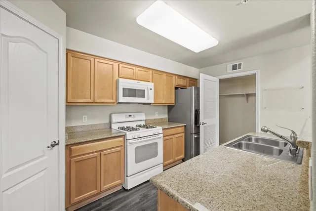 a view of balcony with a swing