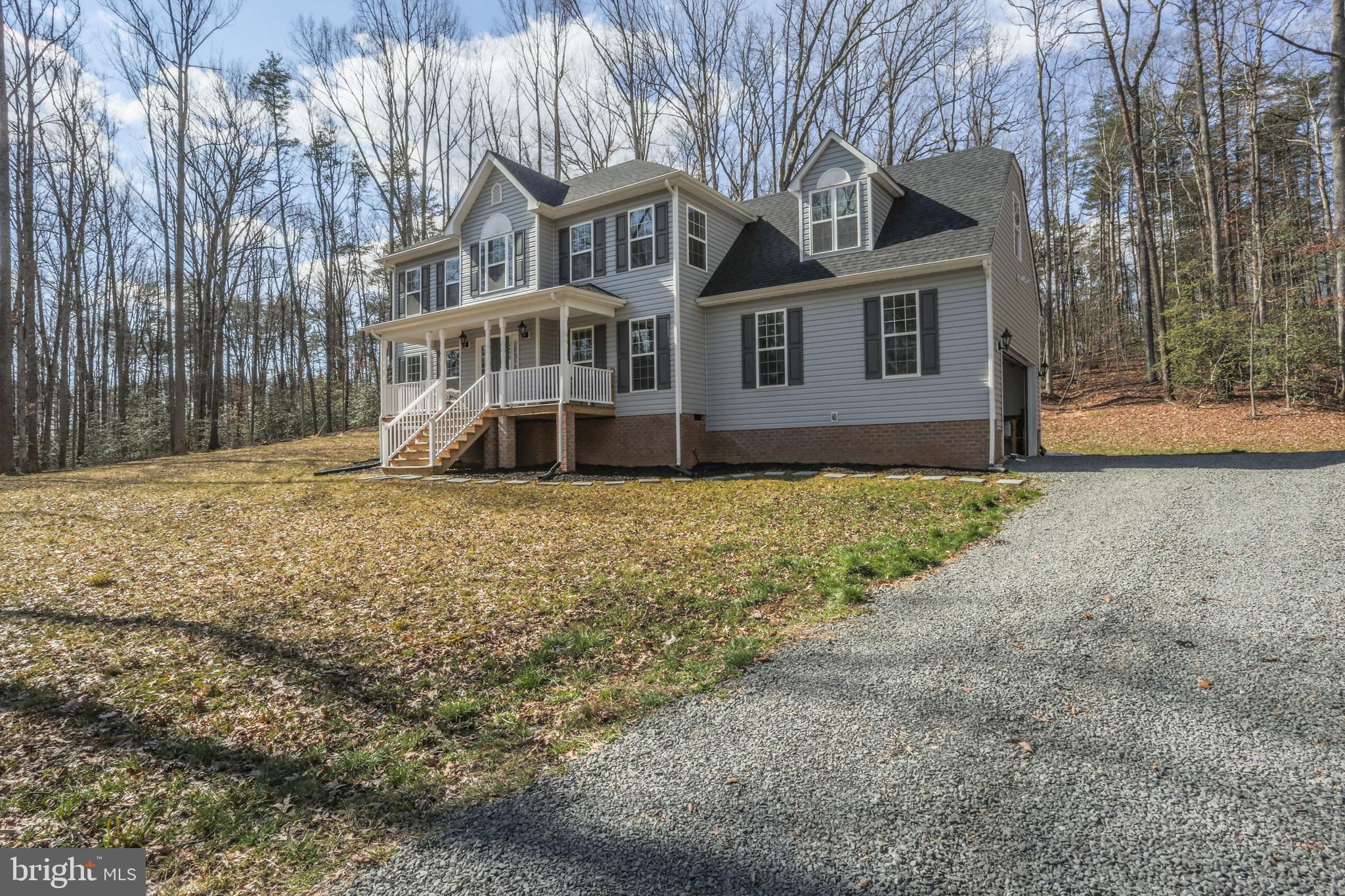 12450 Elk Run Church Road Midland, VA 22728 - Photo 36 of 41 Gravel Drive leads to 2 car garage