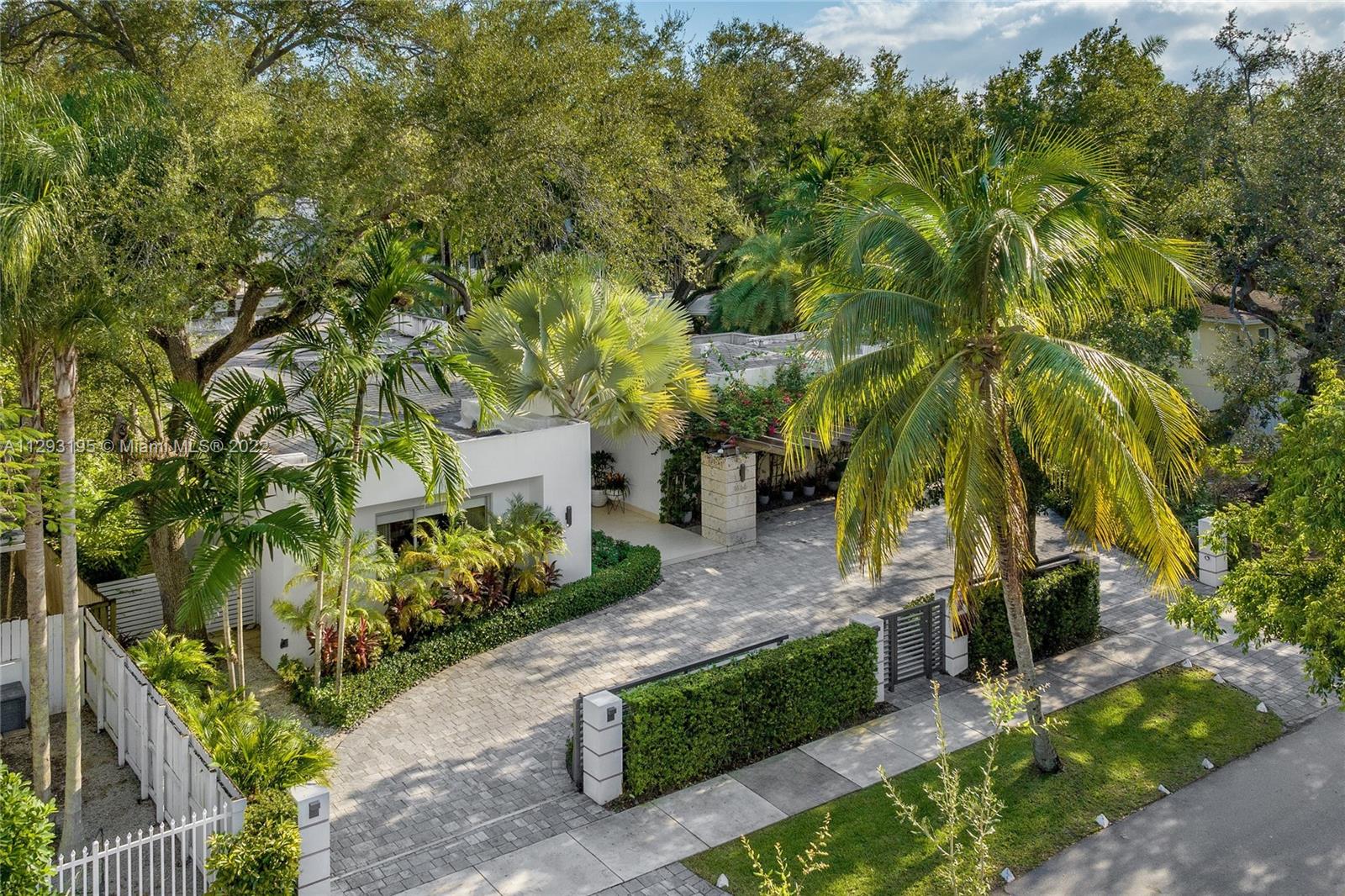 1666 Tigertail Avenue Miami, FL 33133 - Photo 39 of 41 an aerial view of a house with a yard