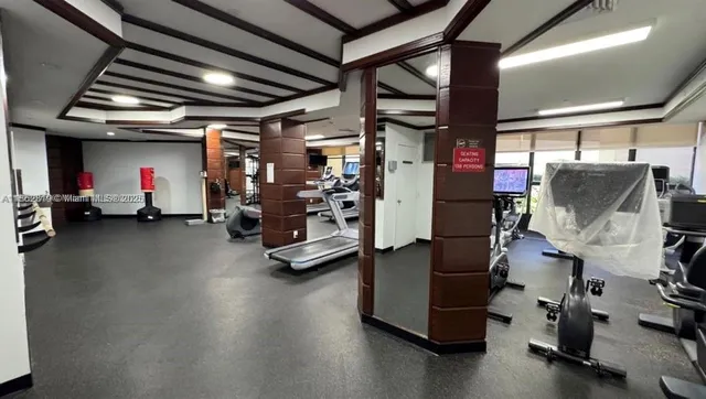 a view of gym