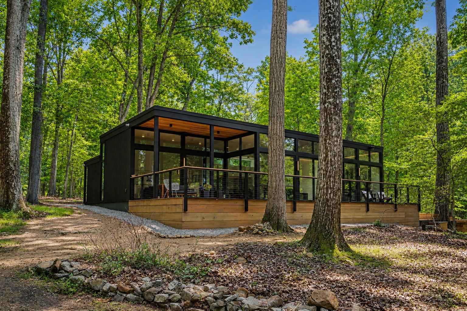 74 Brookville Hollow Road Stockton, NJ 08559 - Photo 2 of 54 Modern mid-century retreat on 5 acres.