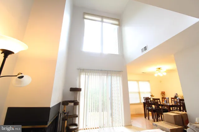 a view of a living room and a window
