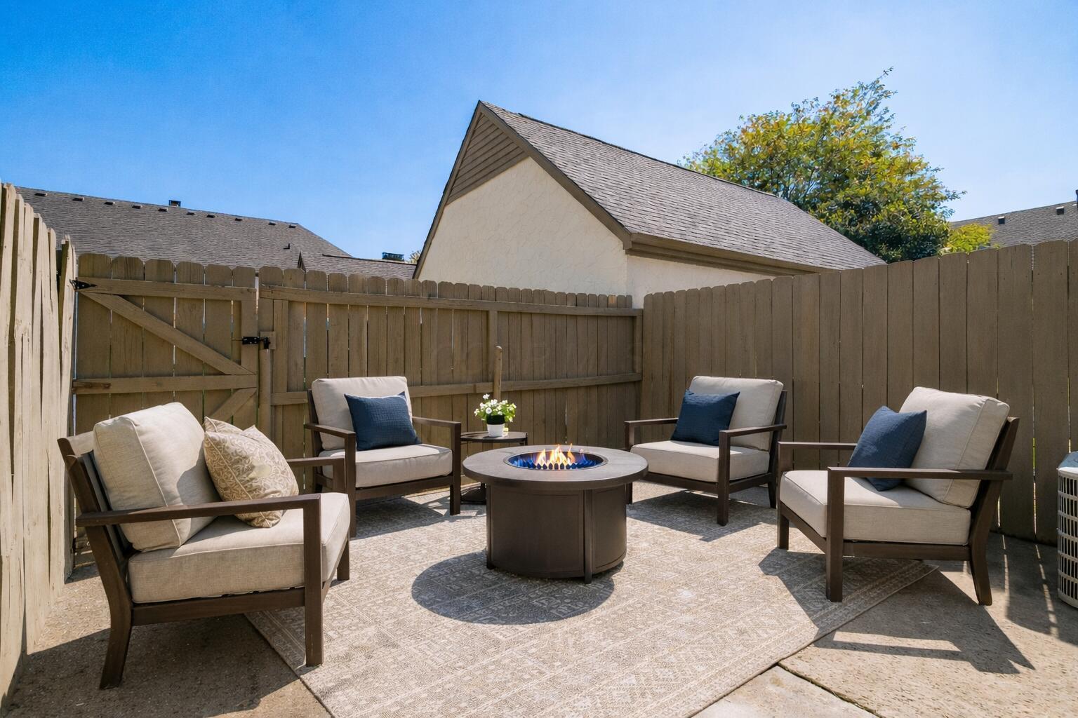 410 Edinburgh Road, Unit 410 Dublin, OH 43017 - Photo 18 of 22 Virtually Staged-Patio retreat
