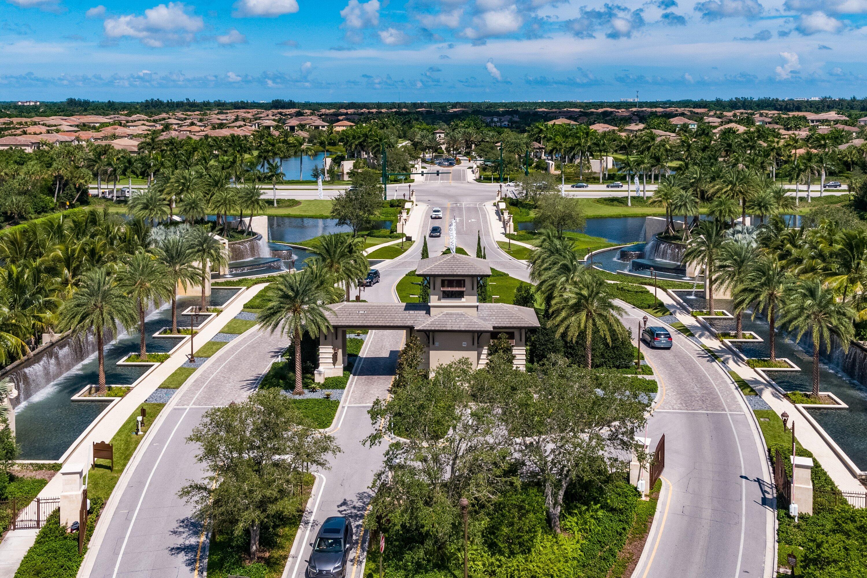 9616 Moritz Way Delray Beach, FL 33446 - Photo 79 of 108 Seven Bridges Entrance Aerial