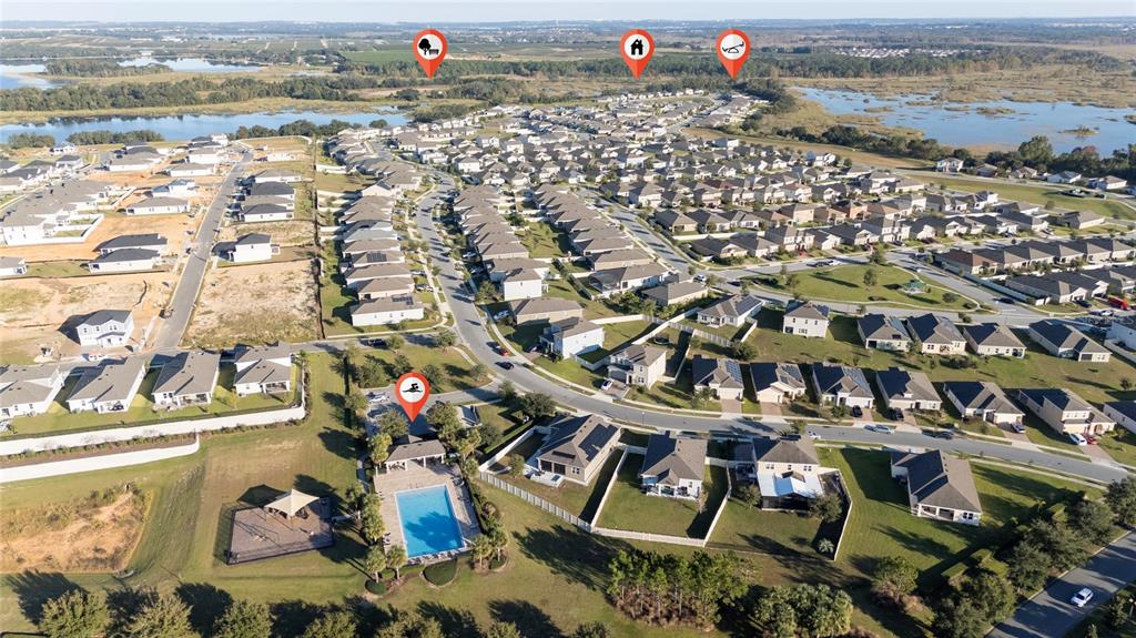 669 Jupiter Beach Road Groveland, FL 34736 - Photo 37 of 41 an aerial view of a city