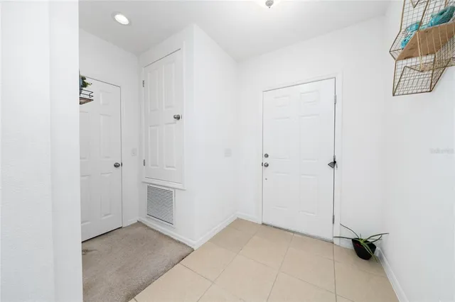 a view of a room with closet