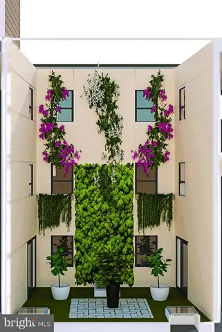 a flower garden view