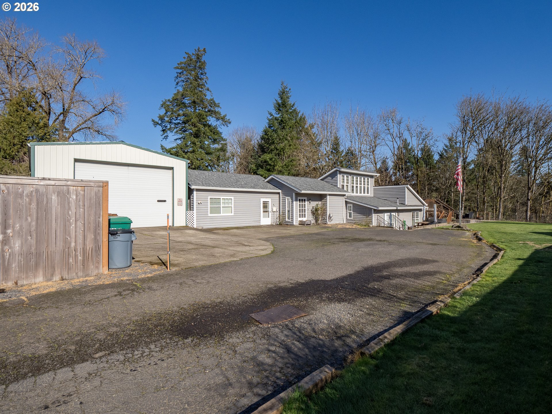 600 Wynooski Street Newberg, OR 97132 - Photo 18 of 48 a view of a house with a yard