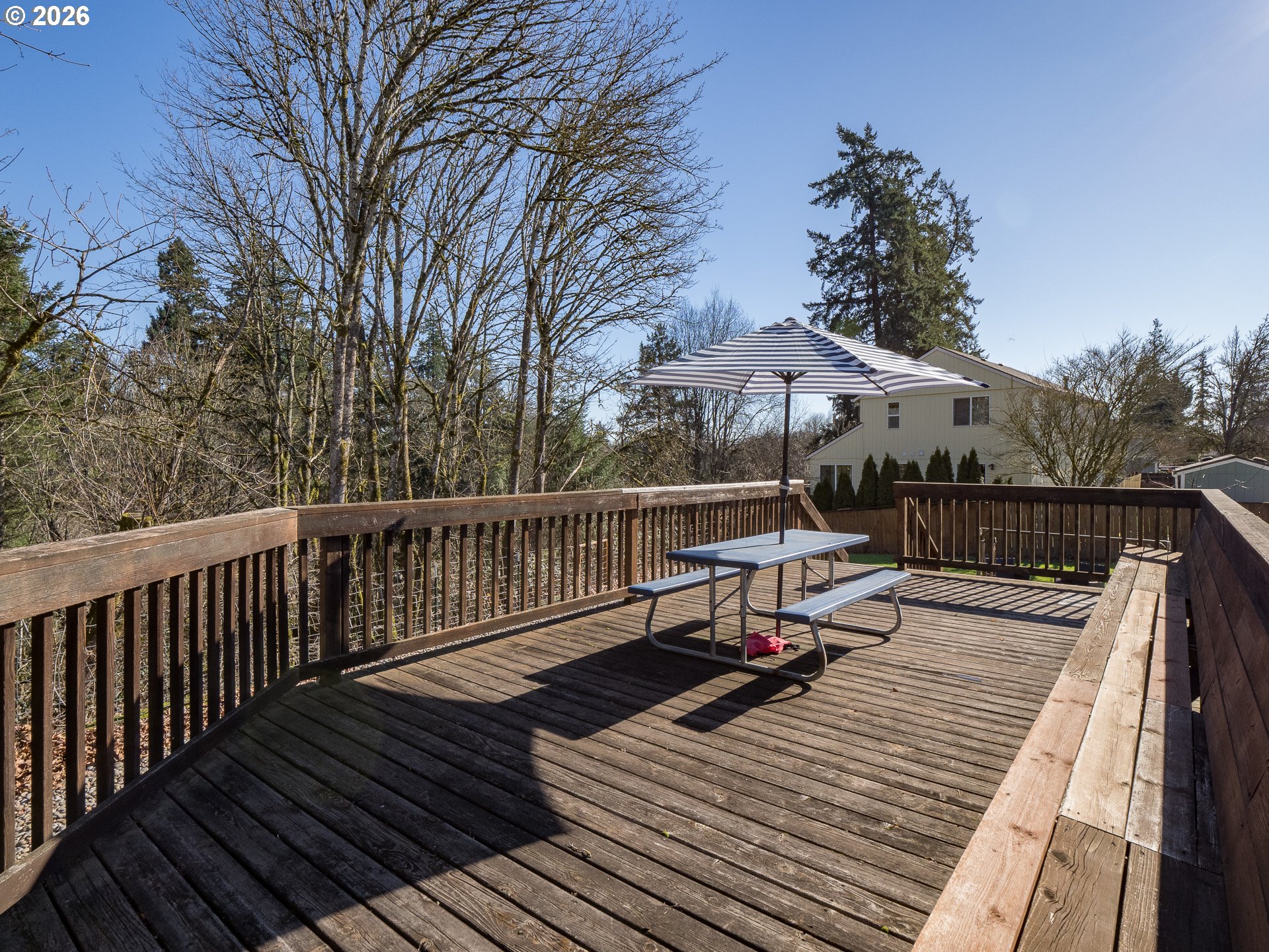 600 Wynooski Street Newberg, OR 97132 - Photo 30 of 48 a view of a deck with wooden floor and outdoor seating