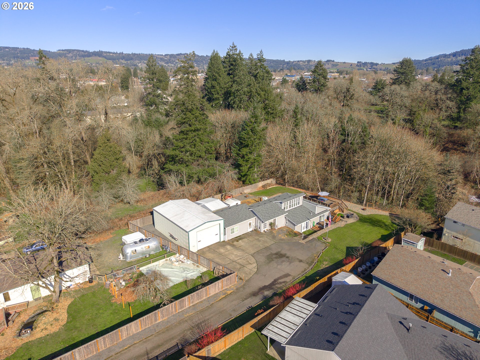 600 Wynooski Street Newberg, OR 97132 - Photo 3 of 48 an aerial view of a house
