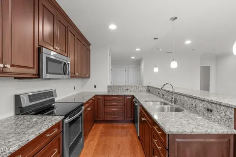 a front view of a building