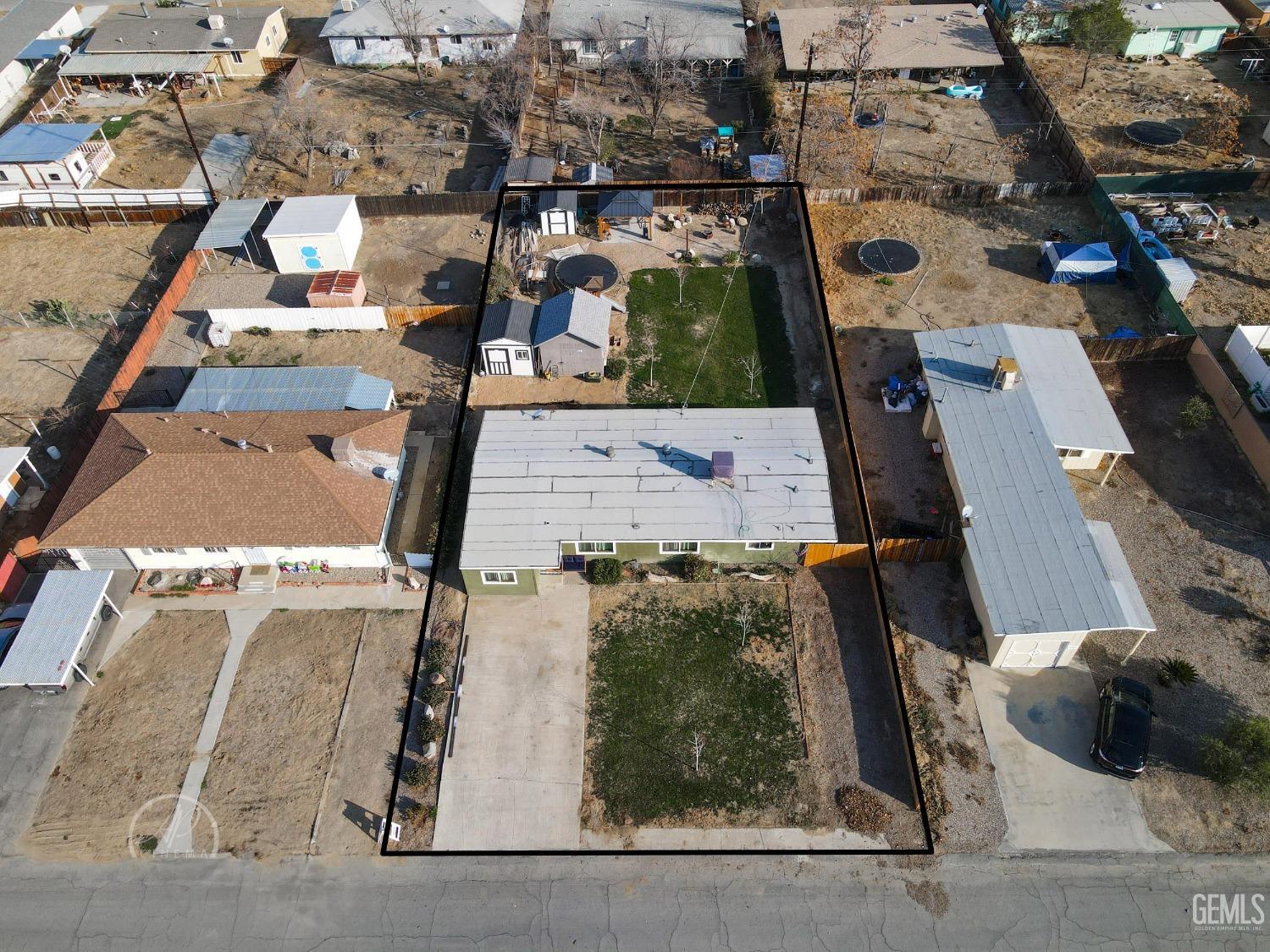 Undisclosed Address New Cuyama, CA 93254 - Photo 5 of 28 an aerial view of residential houses with outdoor space