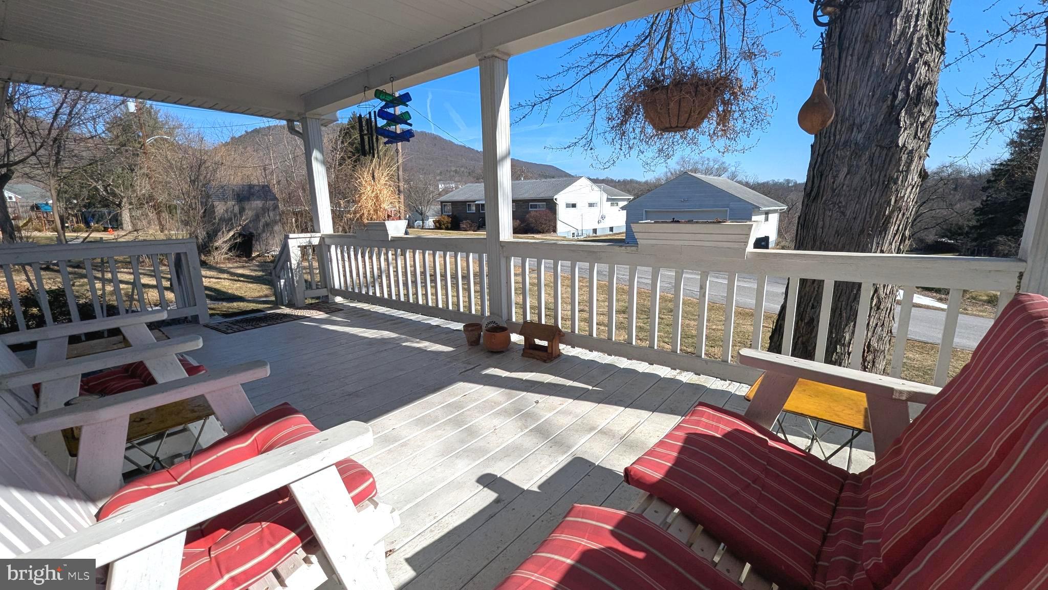 429 Simpson Street Bellefonte, PA 16823 - Photo 4 of 27 a view of a balcony with a potted plant