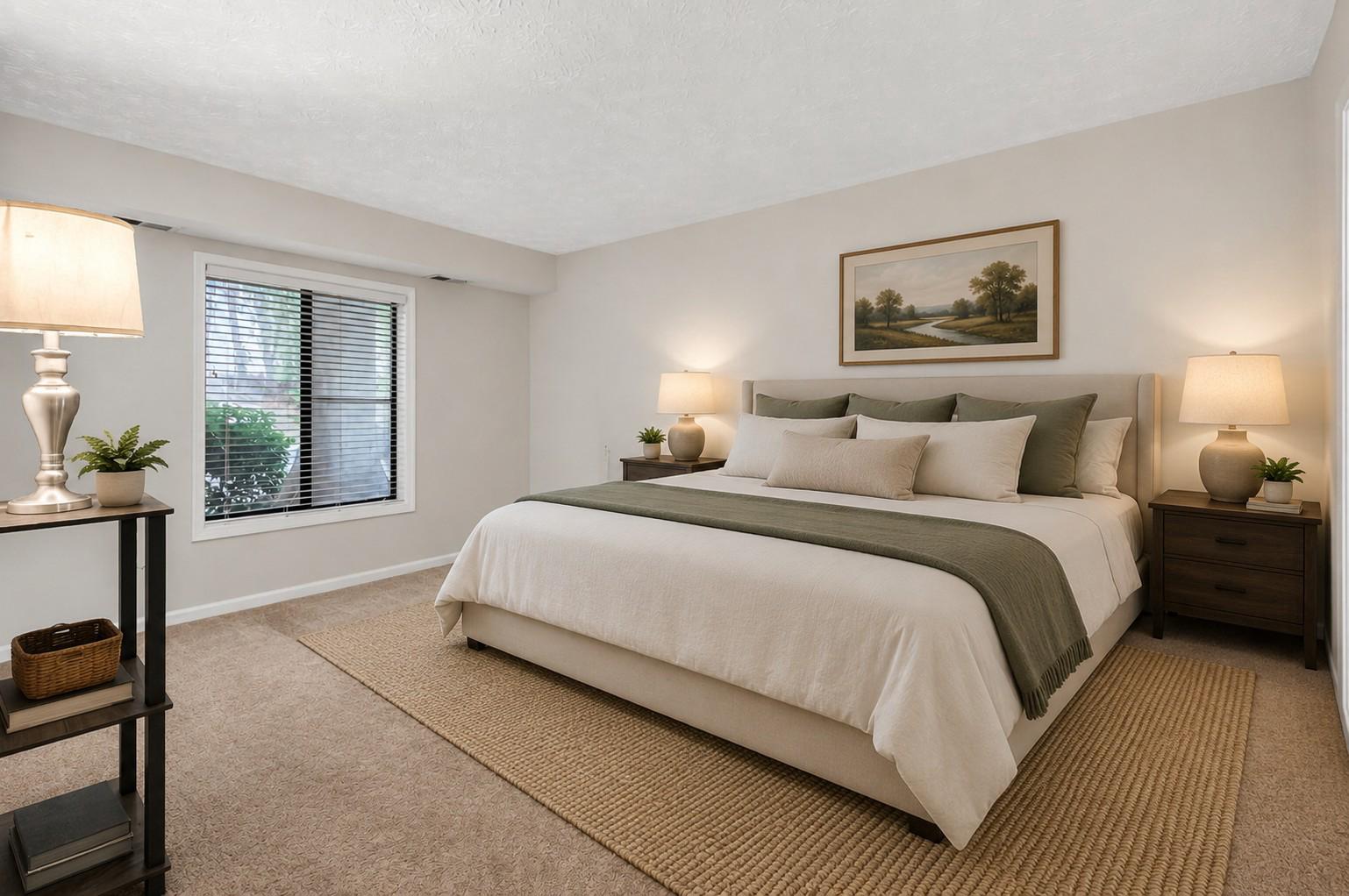 2251 Hunter's Run Drive, Unit 2251 Reston, VA 20191 - Photo 26 of 58 virtually staged - king bed