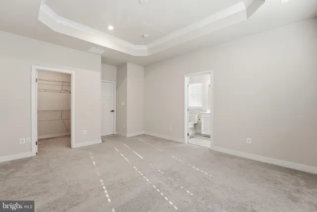 a view of an empty room