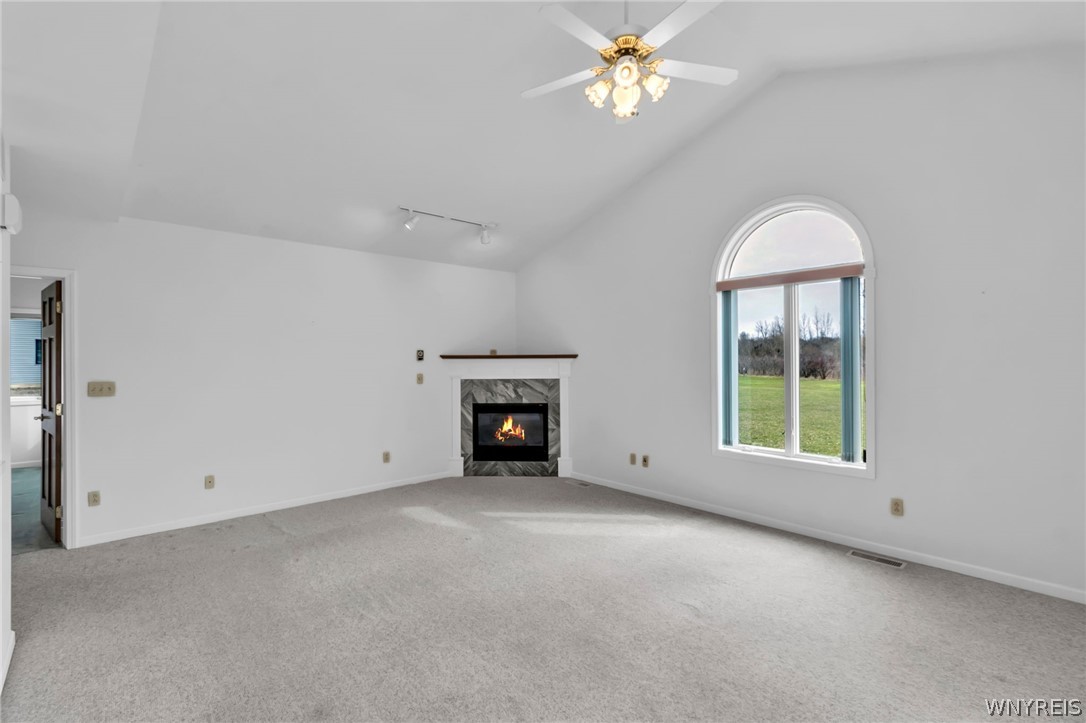 5005 Harris Hill Road Buffalo, NY 14221 - Photo 18 of 38 family room with gas fireplace