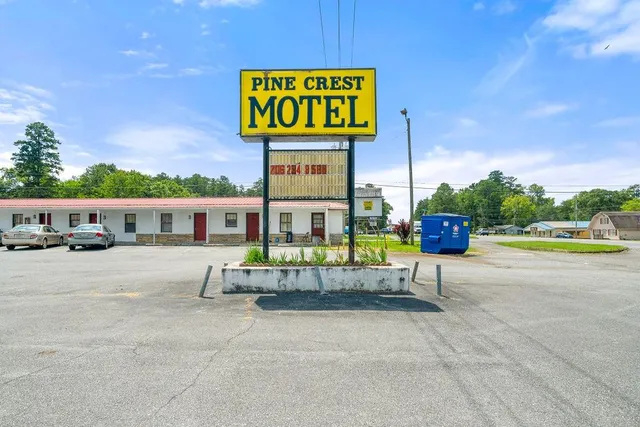 a sign that is on the side of a building