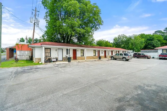 a car parked in front of house