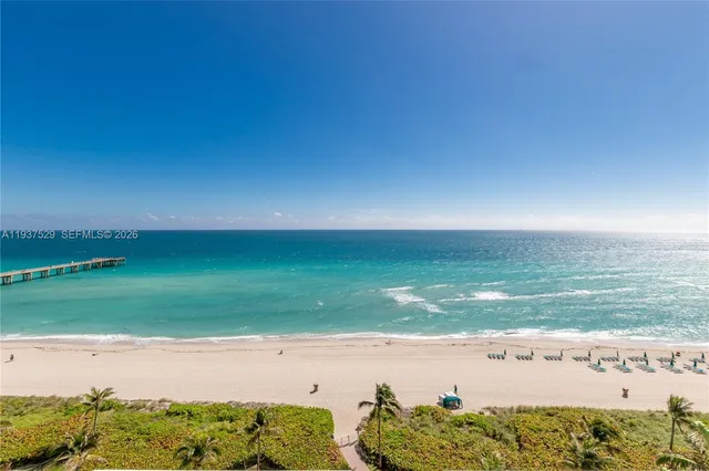 a view of an ocean beach