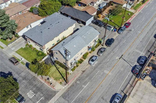 an aerial view of a
