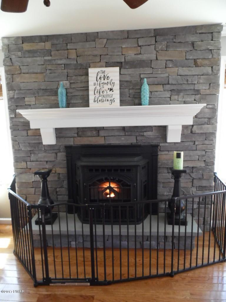 382 Gold Key Road Milford, PA 18337 - Photo 5 of 26 Stone FP - pellet stove