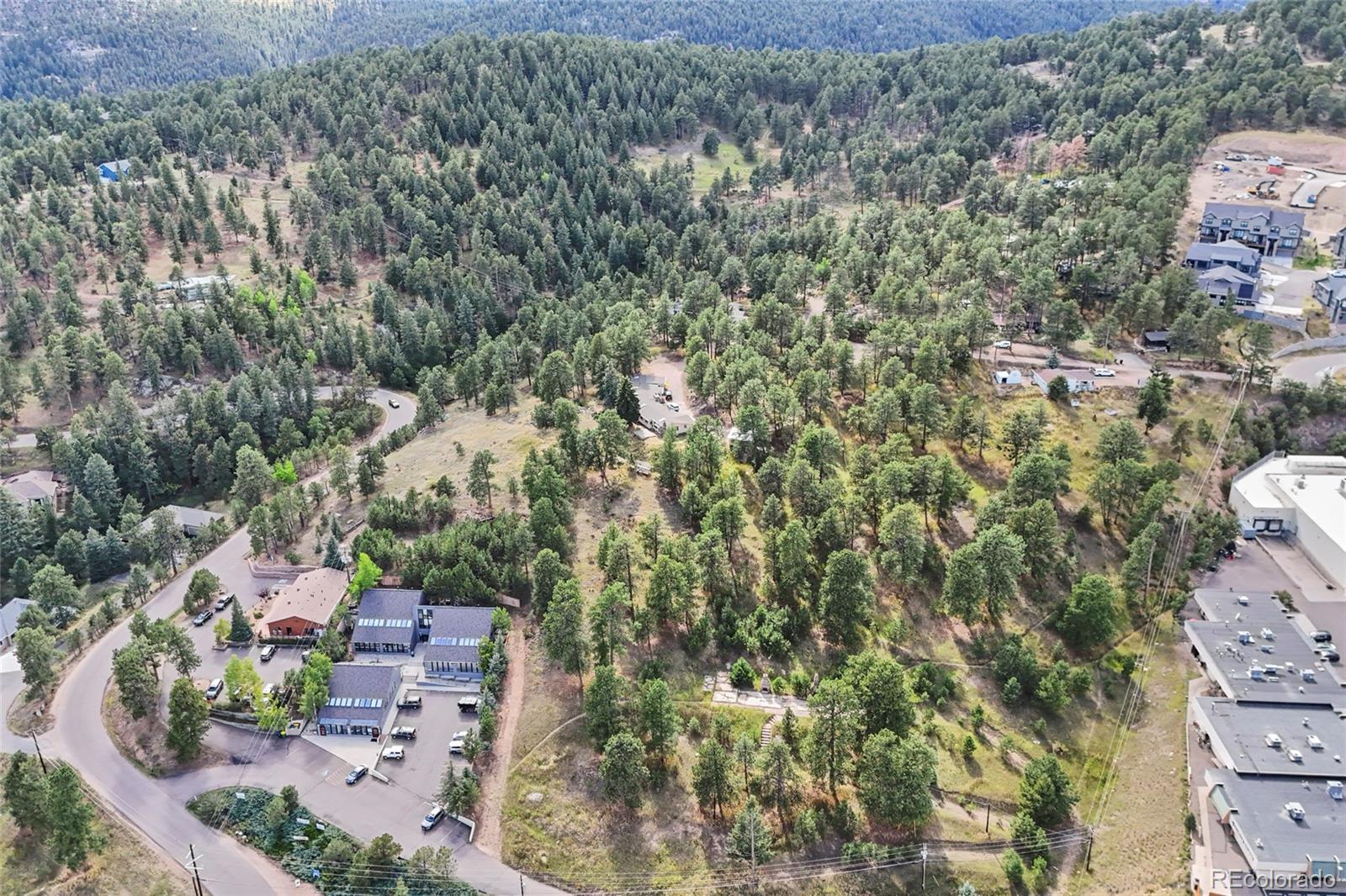 3942 Palo Verde Road Evergreen, CO 80439 - Photo 21 of 41 an aerial view of residential house with outdoor space