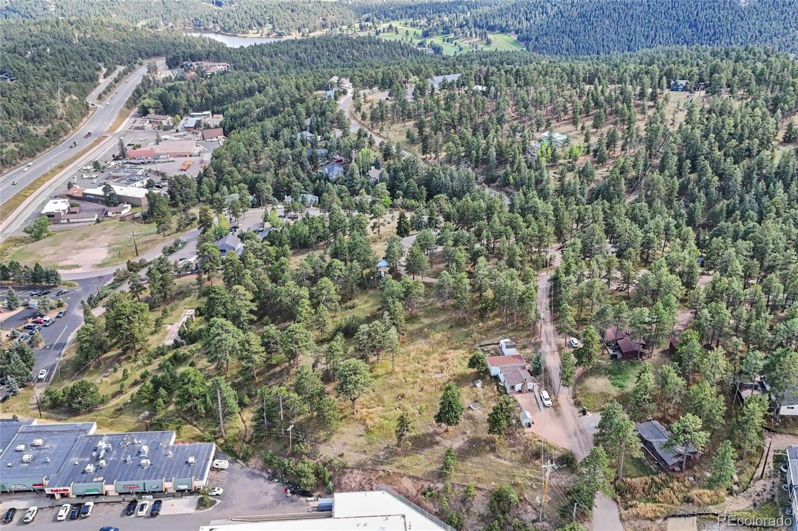 3942 Palo Verde Road Evergreen, CO 80439 - Photo 23 of 41 an aerial view of residential house with outdoor space