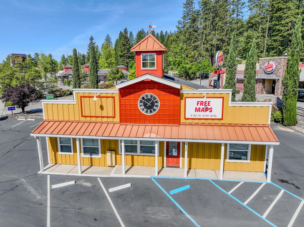 a view of a house with street
