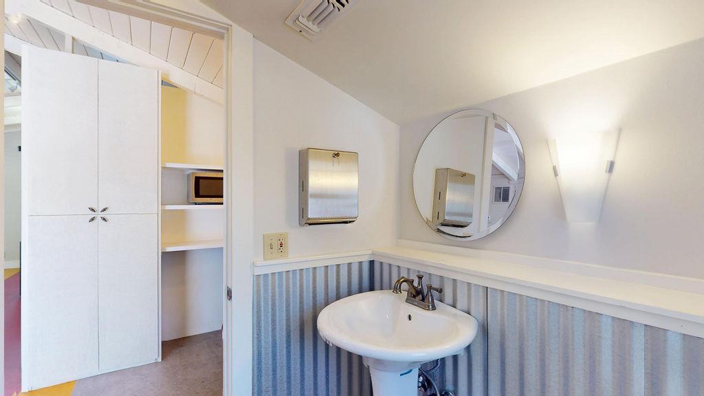 133 Brunswick Road Grass Valley, CA 95945 - Photo 16 of 47 a bathroom with a sink and a mirror