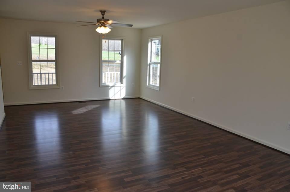 7014 Riley Road Warrenton, VA 20187 - Photo 8 of 14 Living Room - Ceiling Fan -Option- Hardwood Floors