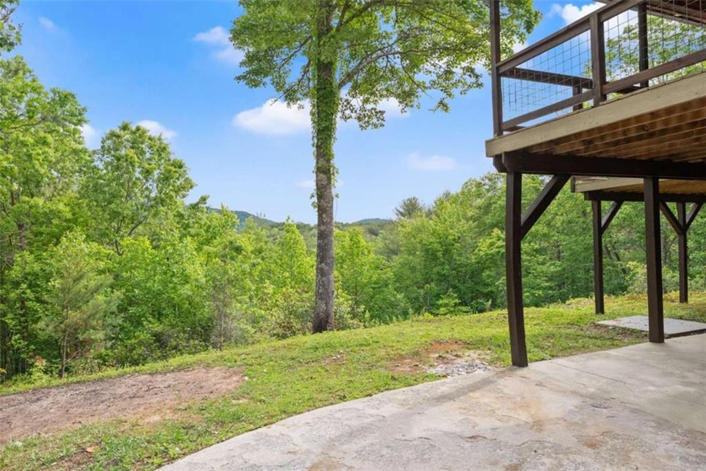 707 South Fern Cove Road Sautee Nacoochee, GA 30571 - Photo 34 of 60 a view of a house with backyard and a tree