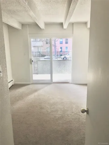 a view of elevator door