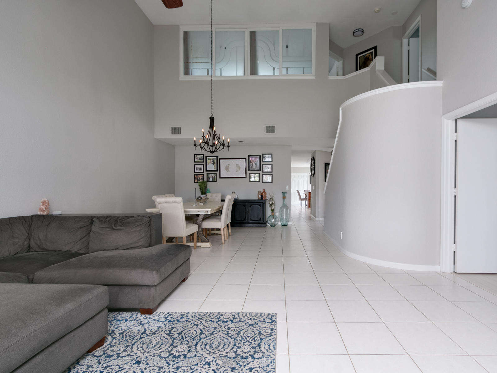 20851 Boca Ridge Drive North Boca Raton, FL 33428 - Photo 13 of 36 Living Room with Stairs1