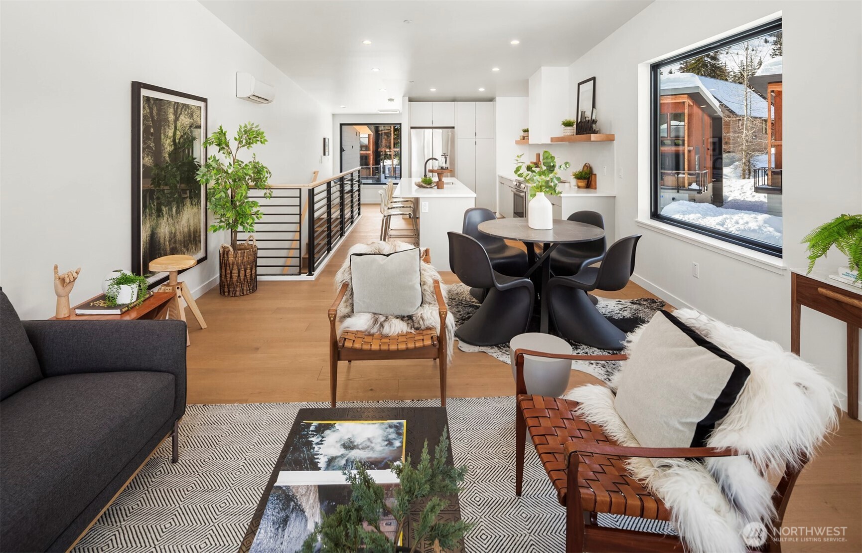101 Pass Life Way Snoqualmie Pass, WA 98068 - Photo 6 of 24 a living room with furniture and wooden floor