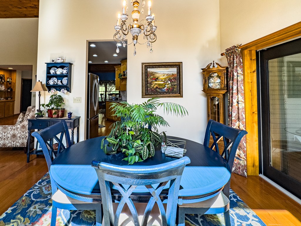 59 Cabin Run Lane Murphy, NC 28906 - Photo 32 of 82 a view of a dining room with furniture and window