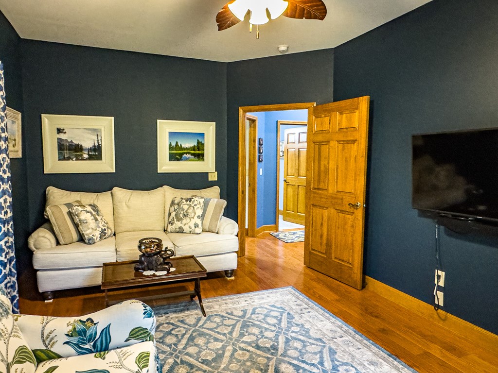 59 Cabin Run Lane Murphy, NC 28906 - Photo 45 of 82 a living room with furniture and a flat screen tv