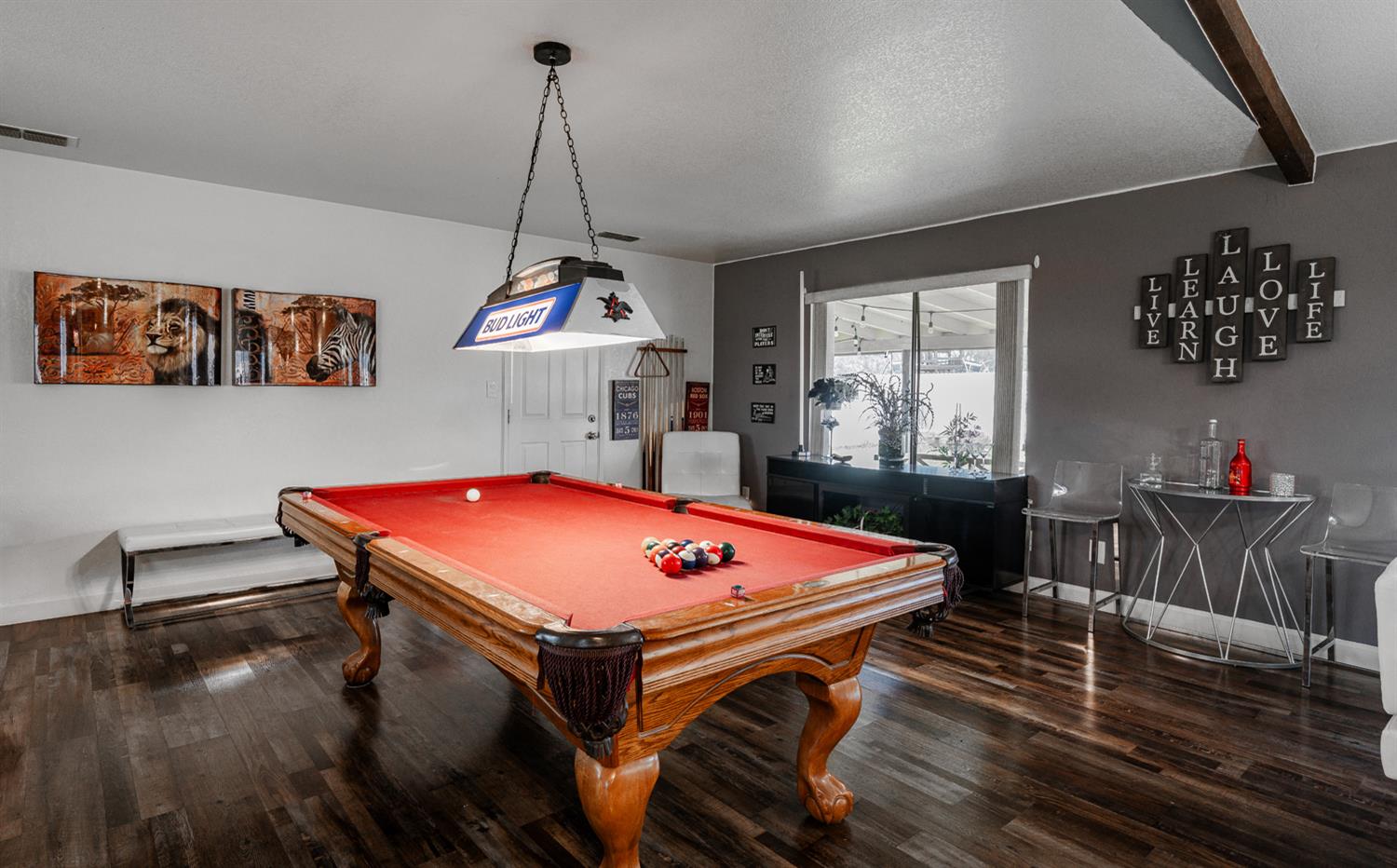 16026 Karen Road Madera, CA 93636 - Photo 21 of 38 a dining room with furniture window and wooden floor