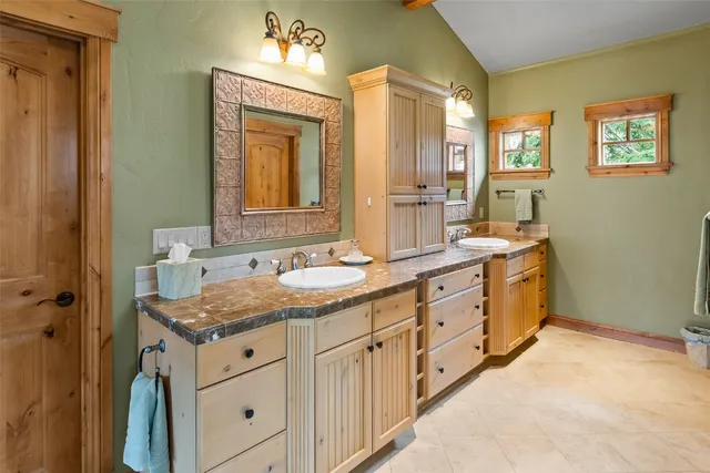 a view of city and mountain