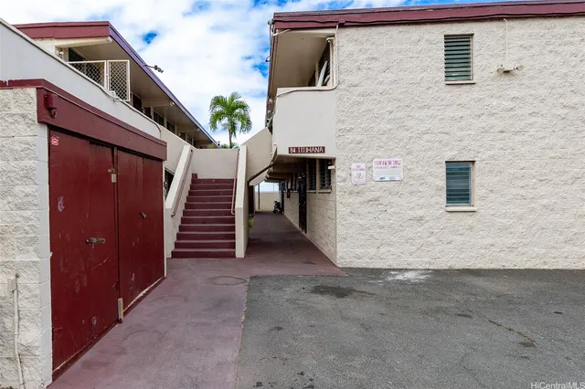 a view of a house with a hallway