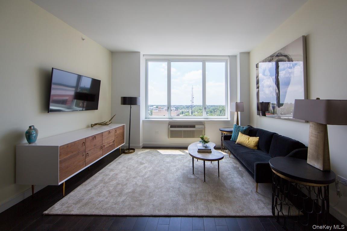 1 3rd, Unit 1013 Mineola, NY 11501 - Photo 18 of 25 a living room with furniture and a flat screen tv