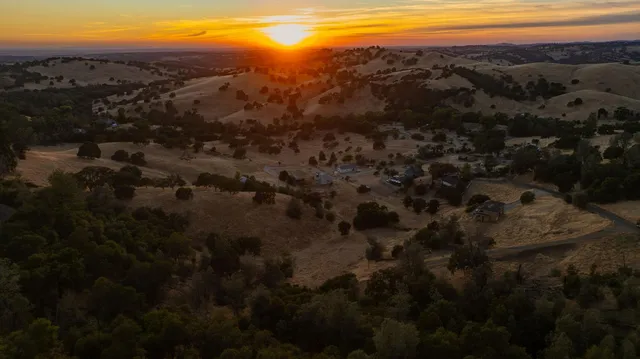 a view of city and mountain