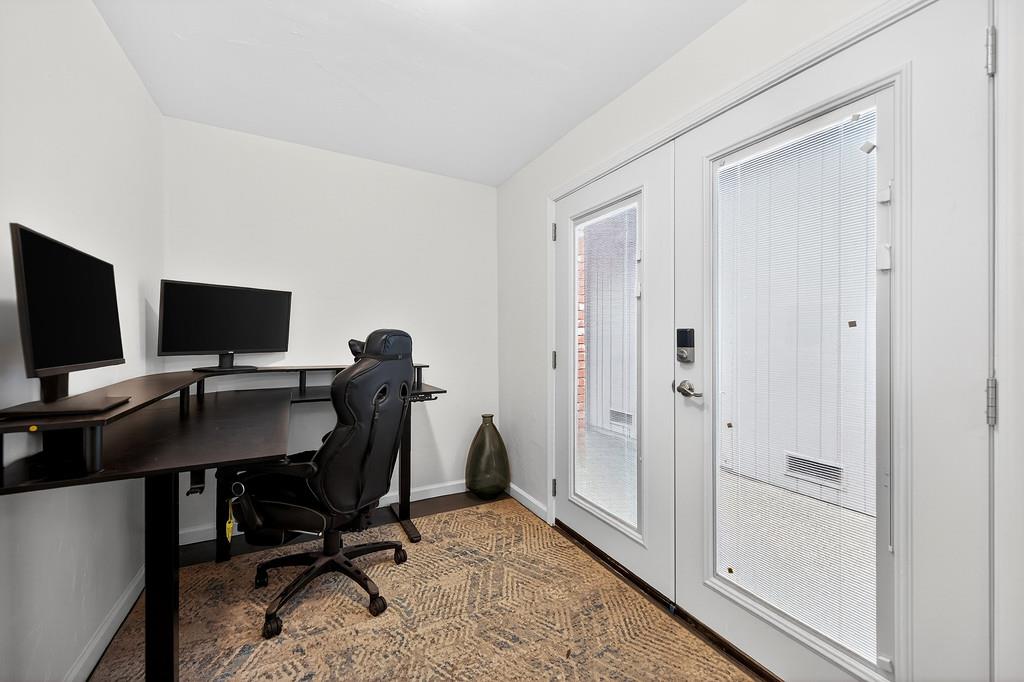 4337 Bannister Road Fair Oaks, CA 95628 - Photo 19 of 35 a view of a workspace with furniture and a window