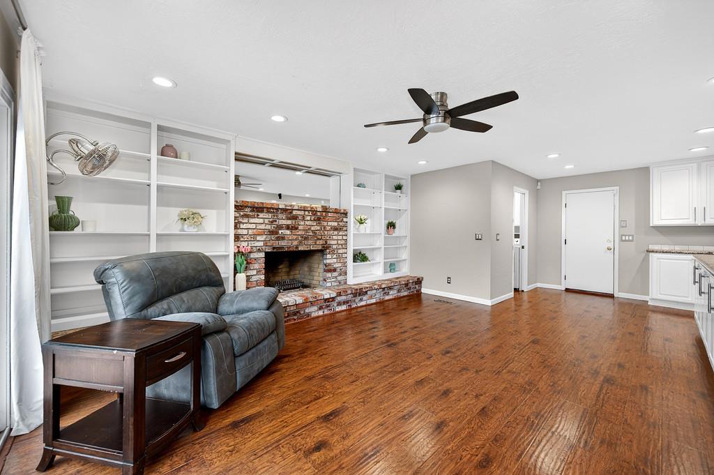 4337 Bannister Road Fair Oaks, CA 95628 - Photo 29 of 35 a living room with furniture and a fireplace