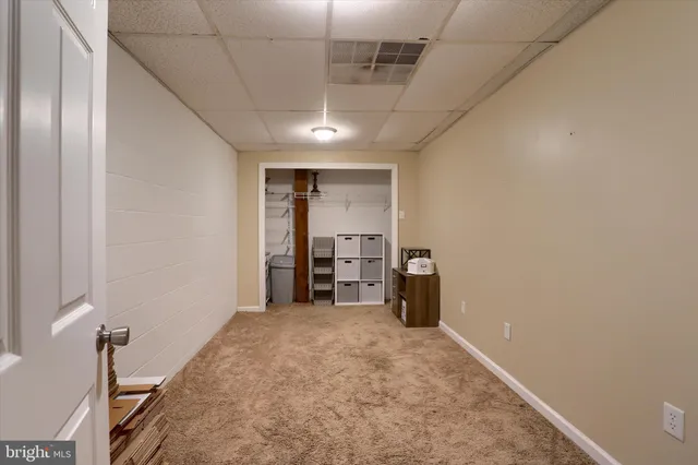 a view of a livingroom with a furniture