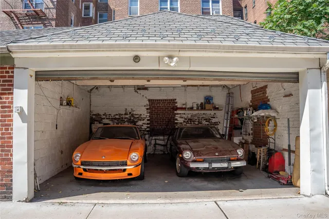 a car parked in a parking