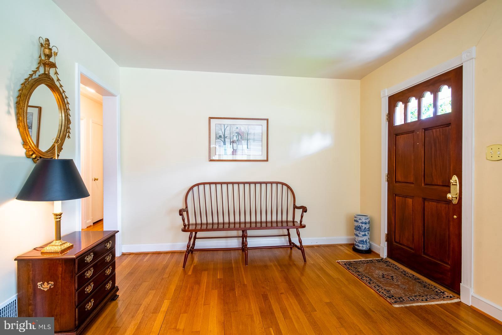 9112 Grist Mill Road Alexandria, VA 22309 - Photo 10 of 35 View from LR to front door